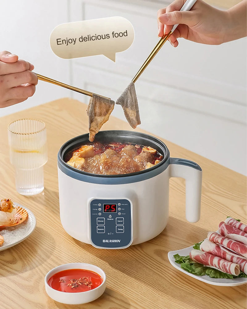 1.7L Electric Rice Cooker Single Double Layer 220V Multi Cooker Non-Stick