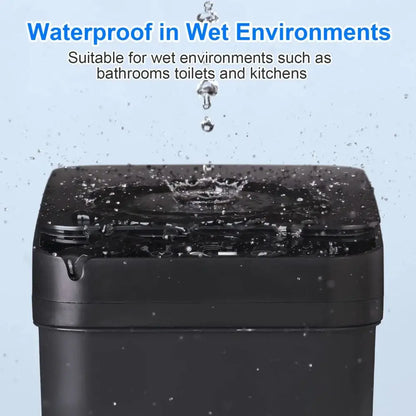 Bathroom Touchless Trash,12L Motion Sensor-Activated