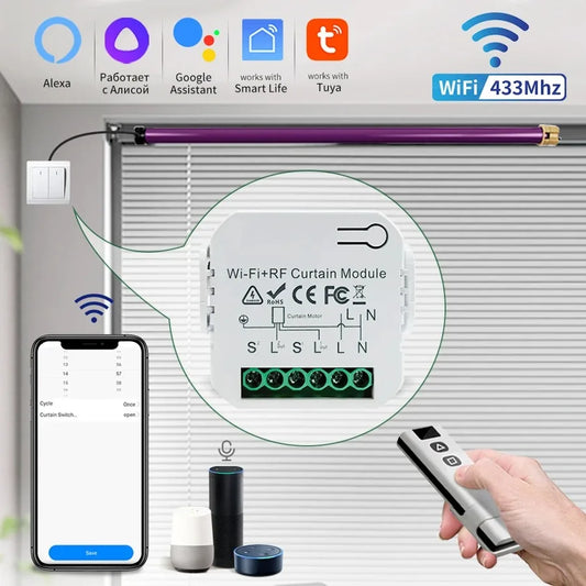 Tuya Smart WiFi Curtain Switch