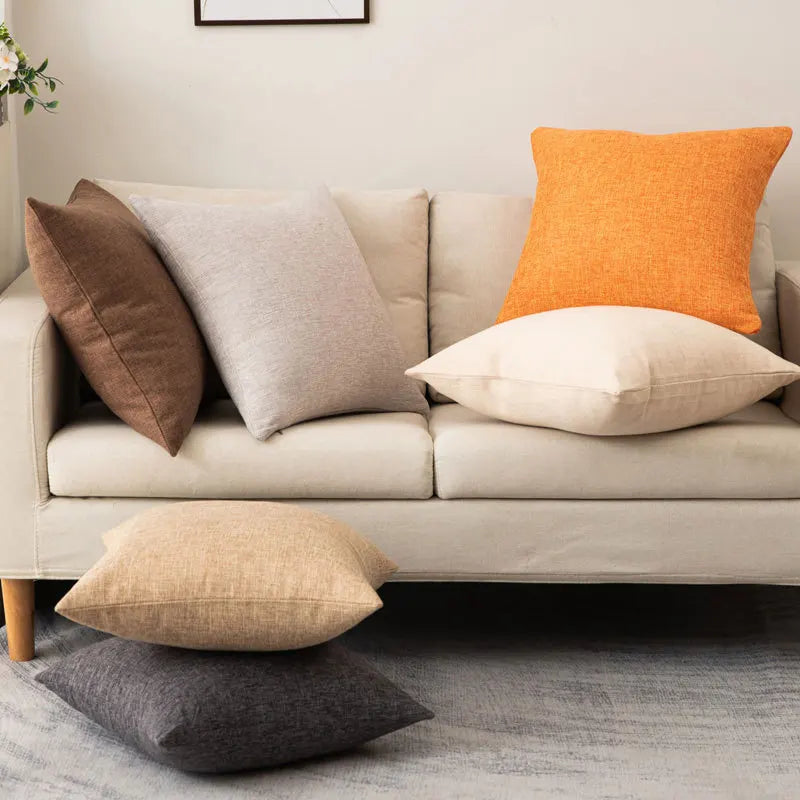 Scandinavian ins style solid color pillow