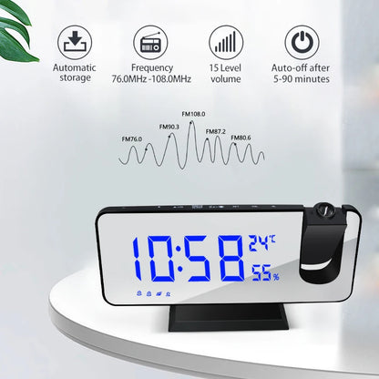 LED Digital Alarm Clock Table