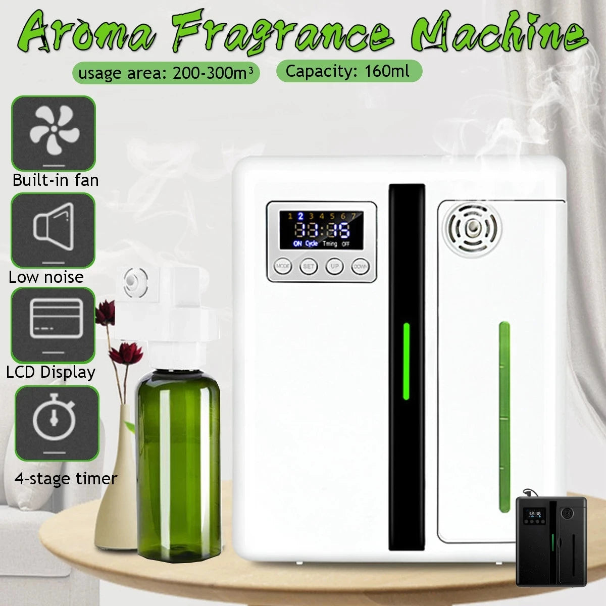 Smart Waterless Scent Diffuser Bluetooth Wall-Mounted