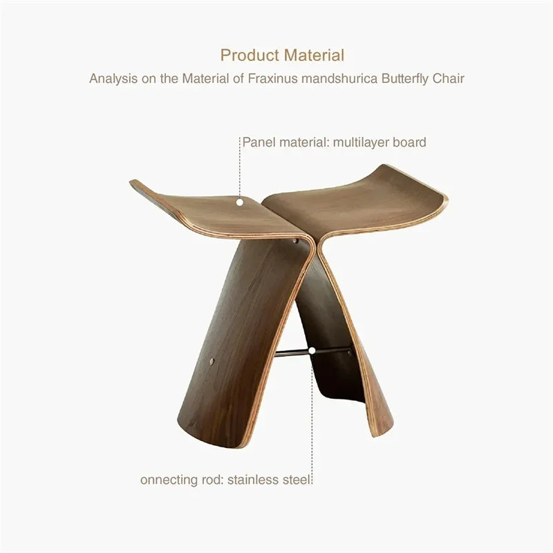 Nordic Creative Design Butterfly Chair Side Table