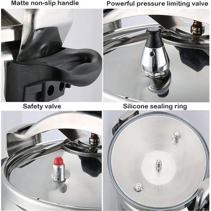 Professional Pressure Cooker Heavy-Duty Aluminum
