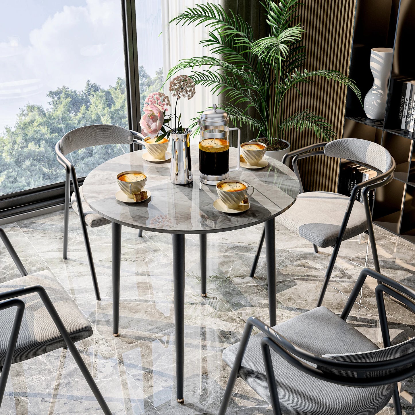 32" Sintered Stone Dining Table