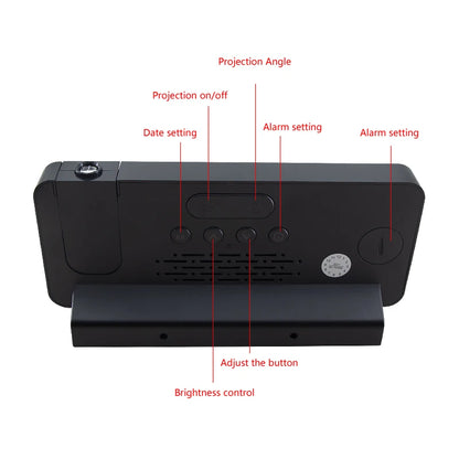 LED Digital Alarm Clock Table