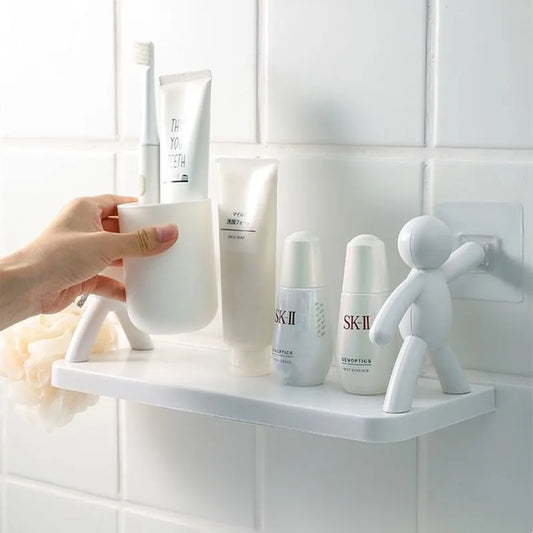 Bathroom Self-adhesive Shampoo Shelves