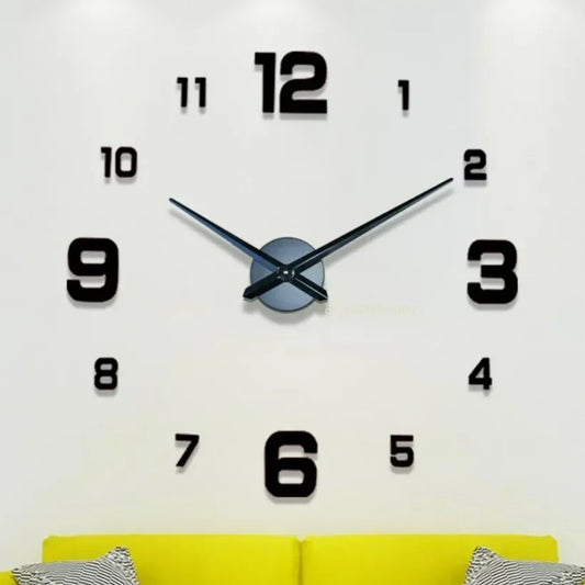 Digital Clock Wall Clock Large