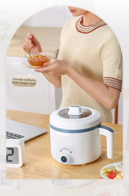 1.7L Electric Rice Cooker Single Double Layer 220V Multi Cooker Non-Stick