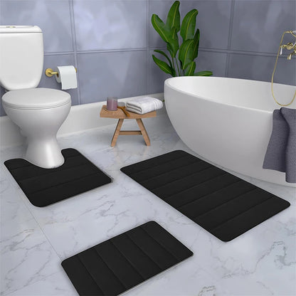 3 Pieces Super Absorbent Bathroom