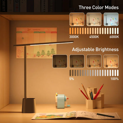 Baseus LED Desk Lamp Foldable Table Lamp Dimmable