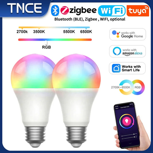 Dimmable Light LED lamp Smart Life APP, Voice with Alexa Google Home