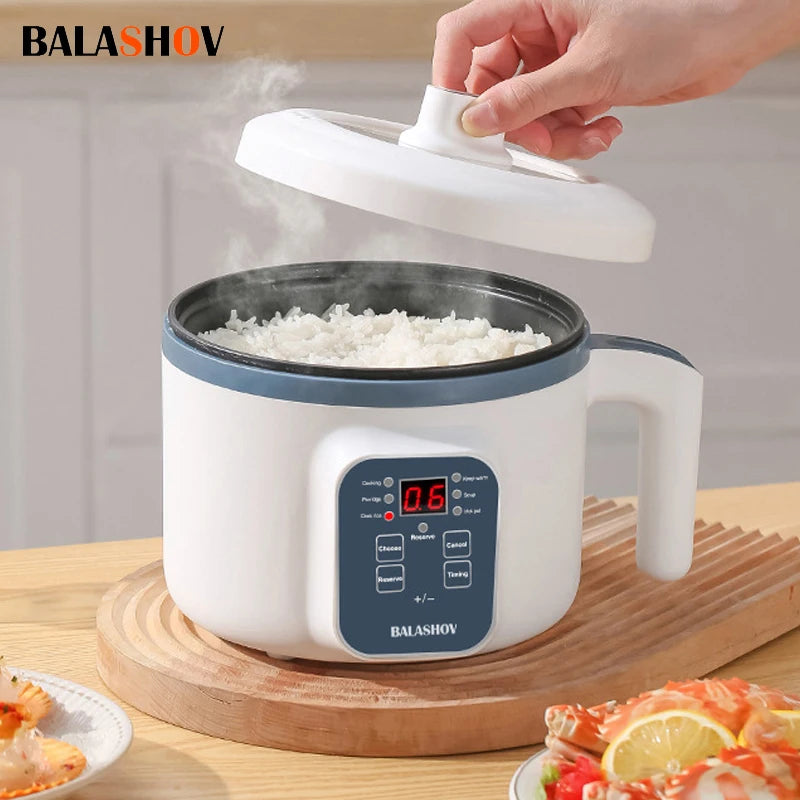 1.7L Electric Rice Cooker Single Double Layer 220V Multi Cooker Non-Stick