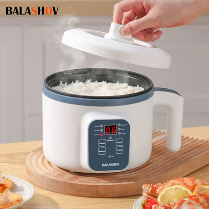 1.7L Electric Rice Cooker Single Double Layer 220V Multi Cooker Non-Stick