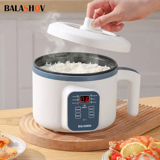 1.7L Electric Rice Cooker Single Double Layer 220V Multi Cooker Non-Stick