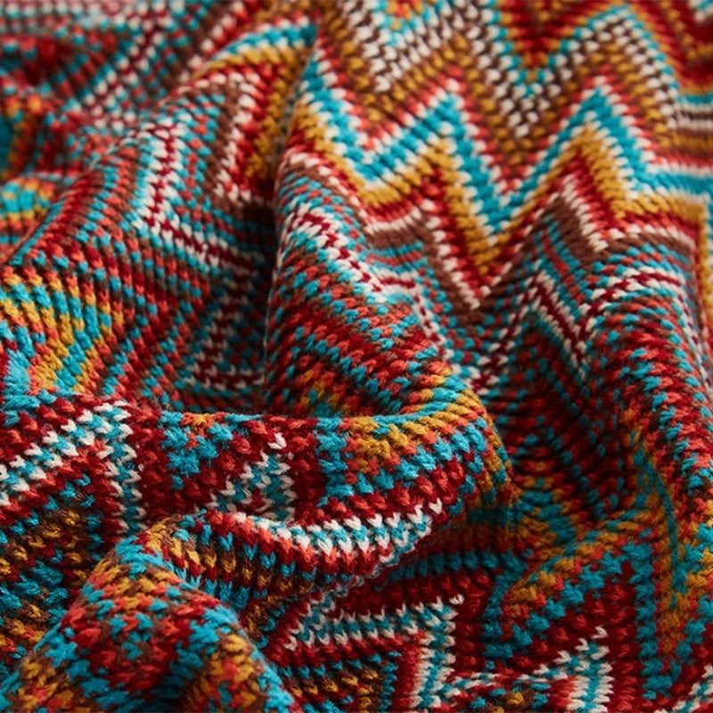Boho Plaid Blanket