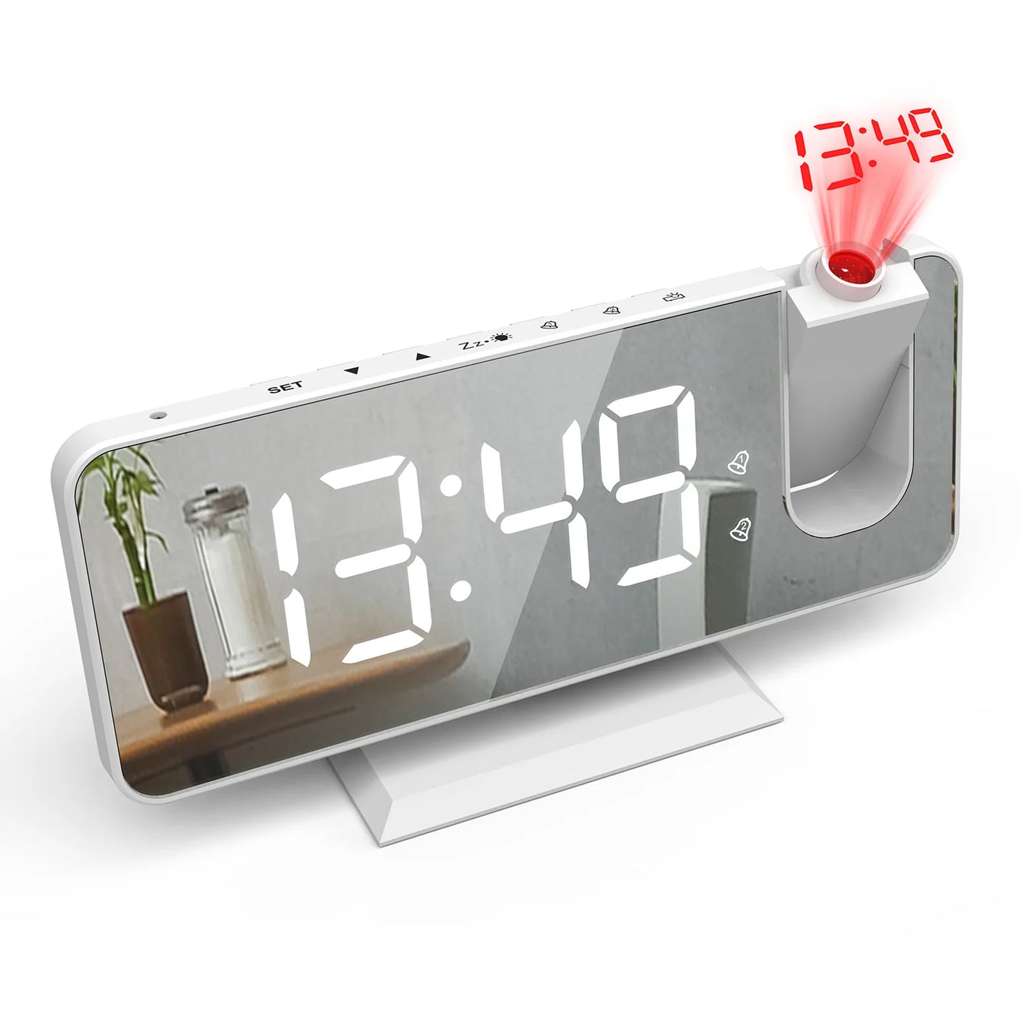 LED Digital Alarm Clock Table