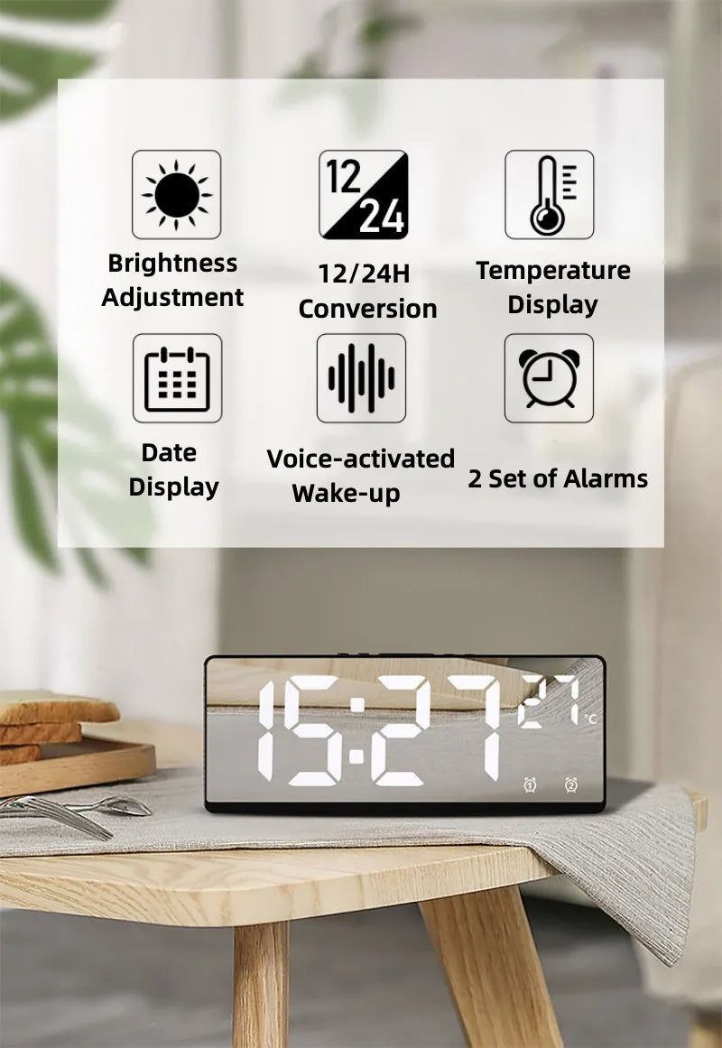 Voice Control Digital Alarm Clock
