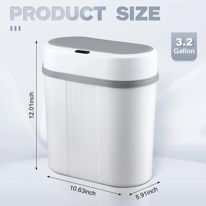 Motion Sensor Bathroom Trash Can