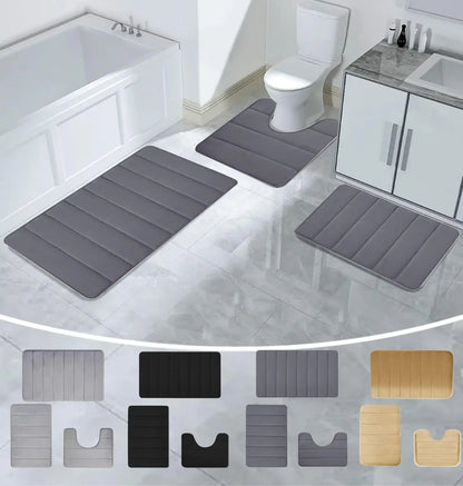 3 Pieces Super Absorbent Bathroom